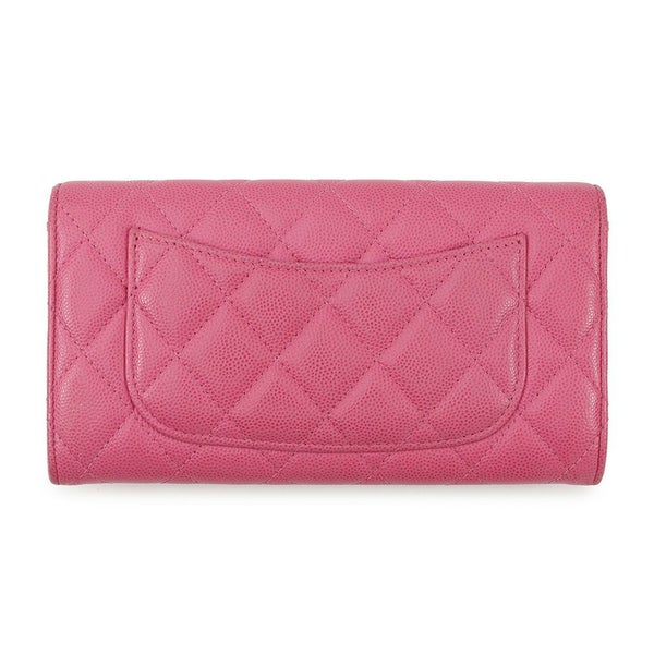シャネル 長財布 マトラッセ ココマーク クラシック ロング フラップ ウォレット キャビアスキン AP0241 CHANEL