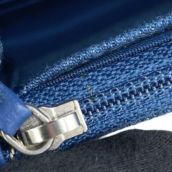 シャネル チェーンウォレット マトラッセ ココマーク デニム A33814 CHANEL 財布