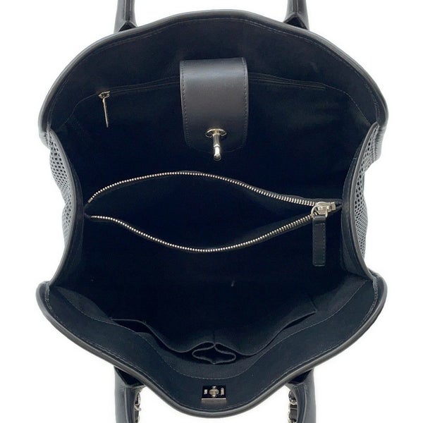 シャネル トートバッグ フレンチリビエラ A67654 2way メッシュ 黒