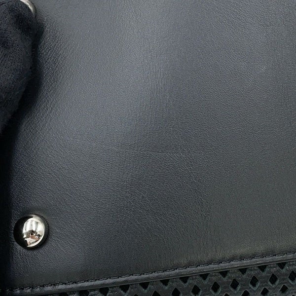 シャネル トートバッグ フレンチリビエラ A67654 2way メッシュ 黒