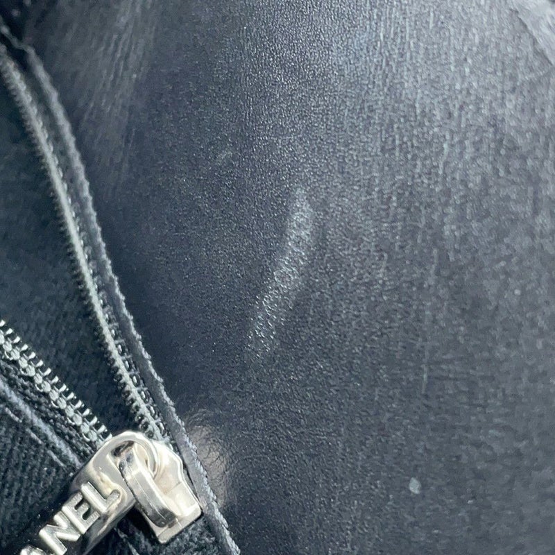 シャネル トートバッグ フレンチリビエラ A67654 2way メッシュ 黒