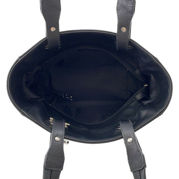 シャネル トートバッグ パリビアリッツトートPM マトラッセ ココマーク A34208 CHANEL 黒