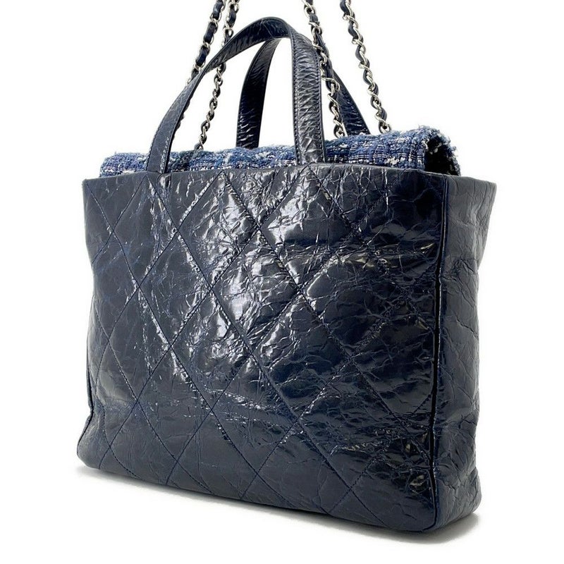 シャネル  チェーンショルダーバッグ マトラッセ ココマーク ポートベロー ツイード A46148 CHANEL 2way