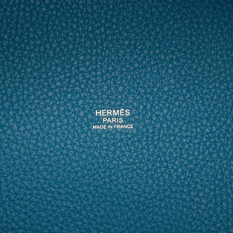 エルメス ピコタンロックMM カザック ヴェールボスフォール/ヴェールシプレ/シルバー金具 トリヨンクレマンス Y刻印