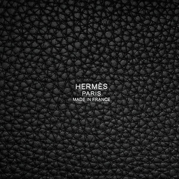 エルメス ハンドバッグ ピコタンロックPM モノクローム ブラック/ブラック金具 トリヨンクレマンス U刻印 黒