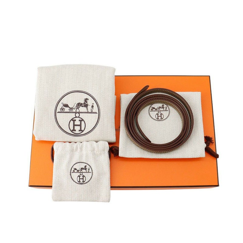 エルメス ハンドバッグ アルザン ミニ エトゥープ/シルバー金具 スイフト K刻印 2wayショルダー