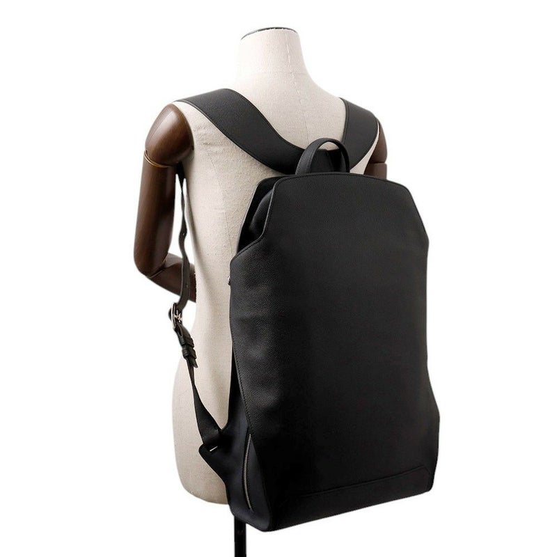 エルメス リュック シティバック30 ヴェルソ ブラック/ブルーニュイ/シルバー金具 エプソン A刻印 HERMES バッグ メンズ 黒