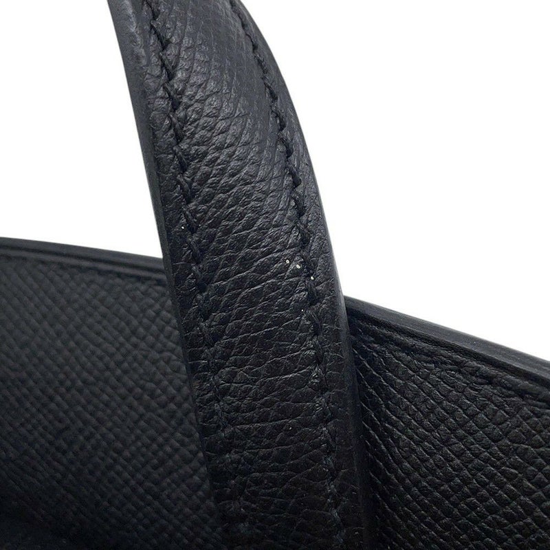 エルメス リュック シティバック30 ヴェルソ ブラック/ブルーニュイ/シルバー金具 エプソン A刻印 HERMES バッグ メンズ 黒