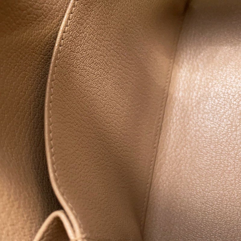 エルメス ケリー25 外縫いトリコロール チャイ/モーヴシルベストル/ライム/シルバー金具 エプソン U刻印 2wayショルダー