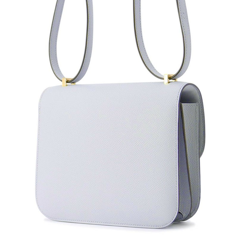 エルメス ミニ コンスタンス3 ミロワール ブルーグラシエ/ゴールド金具 エプソン K刻印