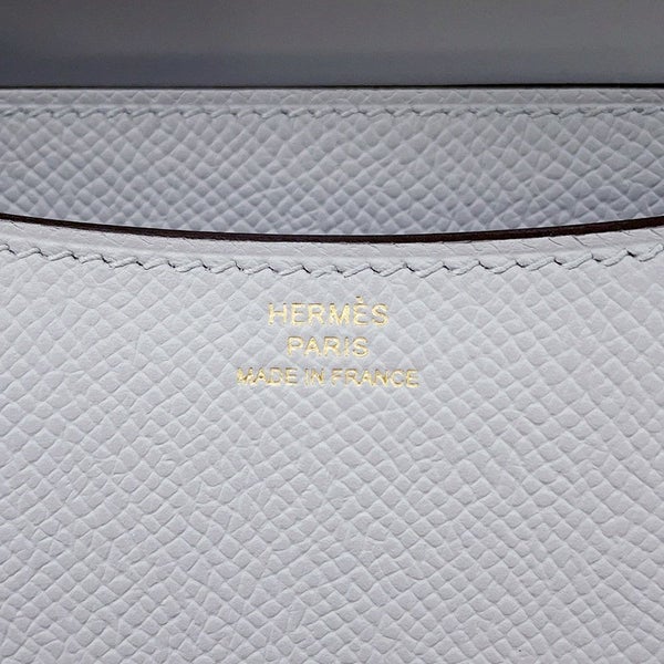 エルメス ミニ コンスタンス3 ミロワール ブルーグラシエ/ゴールド金具 エプソン K刻印