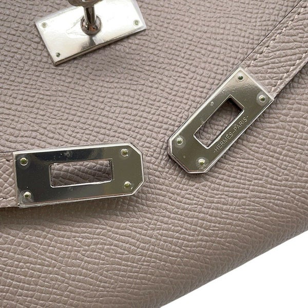 エルメス 長財布 ケリーウォレット ロング ヴェルソ グリアスファルト/ブルーインディゴ/シルバー金具 エプソン A刻印