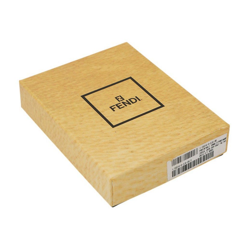 フェンディ 二つ折り財布 ズッカ柄 キャンバス レザー FENDI