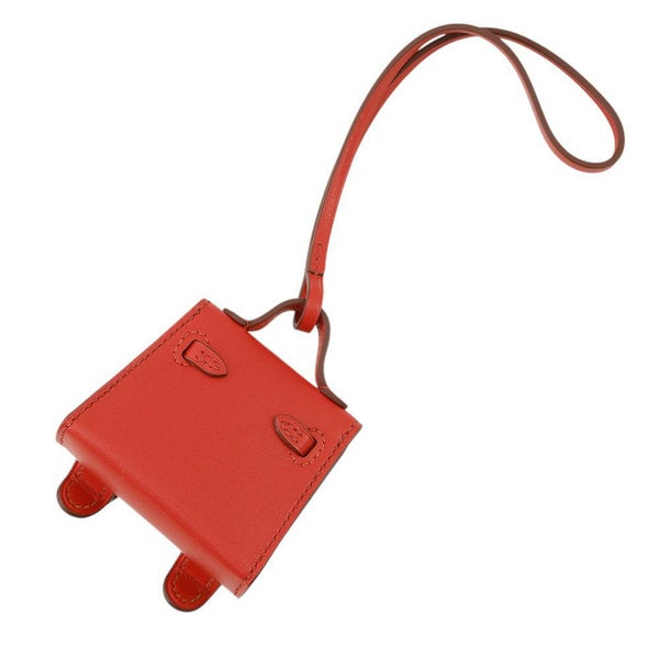 エルメス チャーム ビジュードサック ケリードール サンギーヌ/ナタ/ローズサクラ/キャラメル/ゴールド金具 タデラクト/シェブルミゾル Z刻印