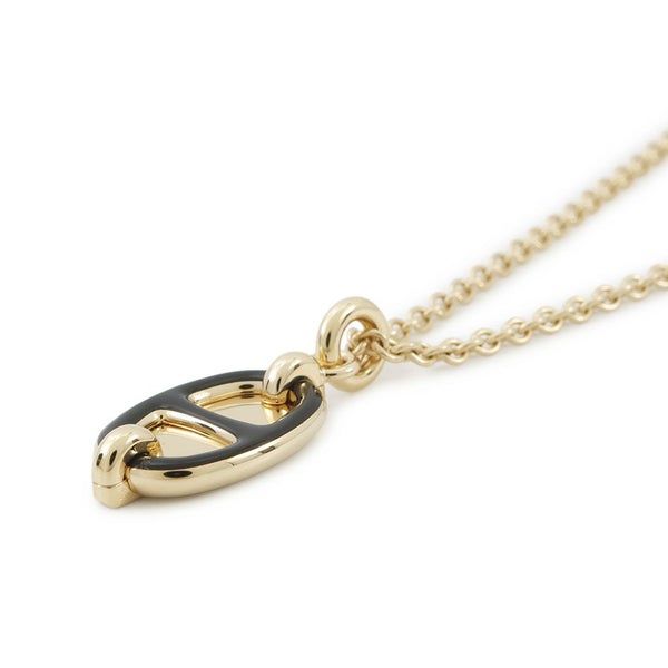 エルメス ネックレス ペンダント ミニ・マイヨン PM HERMES アクセサリー 黒