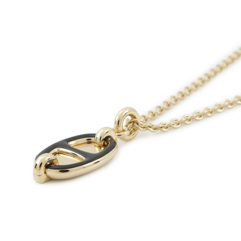 エルメス ネックレス ペンダント ミニ・マイヨン PM HERMES アクセサリー 黒