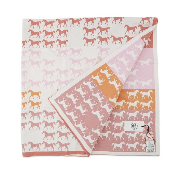 エルメス ブランケット カヴァル カラー コットン HERMES ベビー 毛布