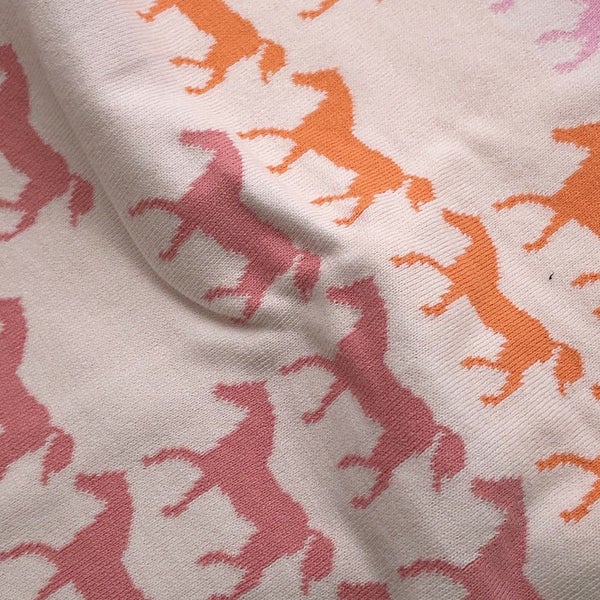 エルメス ブランケット カヴァル カラー コットン HERMES ベビー 毛布