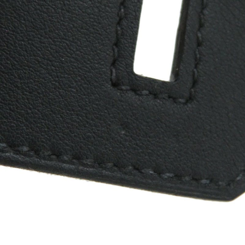 エルメス ブレスレット ケリーツイストGM ブラック/ゴールド金具 スイフト U刻印 サイズT3 黒