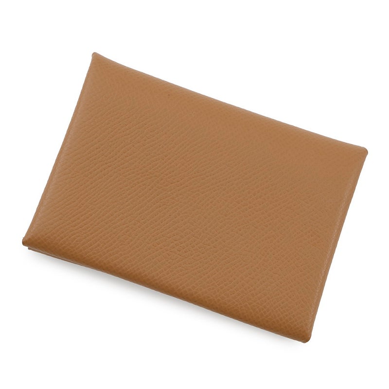 エルメス コインケース カルヴィ デュオ ヴェルソ ゴールド/ヴェールフィズ/シルバー金具 エプソン U刻印