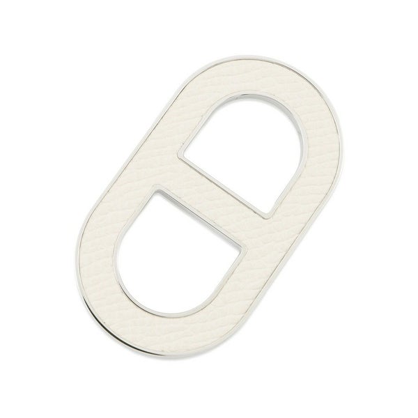 エルメス ブローチ シェーヌダンクル クレ/シルバー金具 エプソン HERMES アクセサリー
