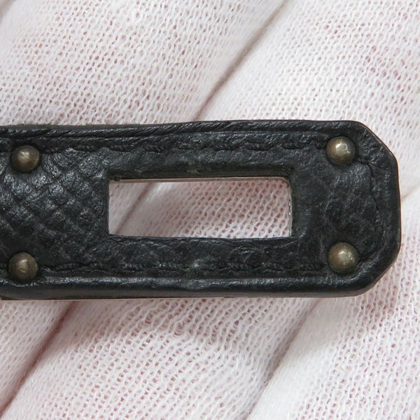 エルメス 長財布 ケリーウォレット ロング ブラック/シルバー金具 エプソン C刻印 HERMES 黒