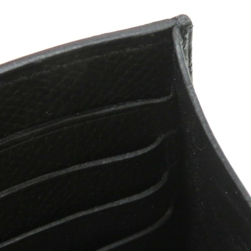 エルメス 長財布 ケリーウォレット ロング ブラック/シルバー金具 エプソン C刻印 HERMES 黒