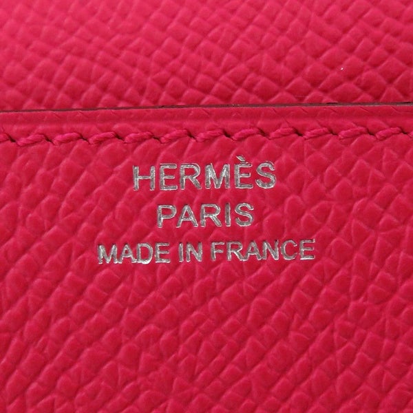 エルメス 長財布 コンスタンス ロング ローズエクストリーム/シルバー金具 エプソン A刻印 HERMES 財布 ウォレット
