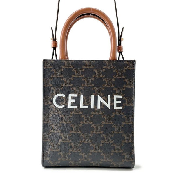 セリーヌ ハンドバッグ トリオンフ ミニ バーティカル カバ 194372 CELINE 2way