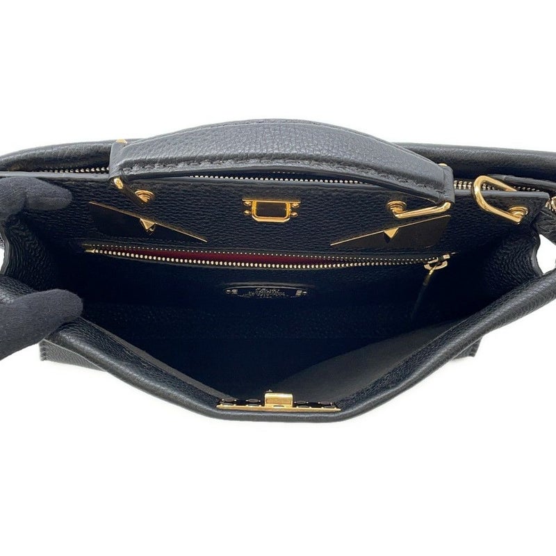 フェンディ ハンドバッグ ピーカブー セレリア フィット バグズアイ モンスター 7VA406 FENDI 2way 黒 ビジネスバッグ