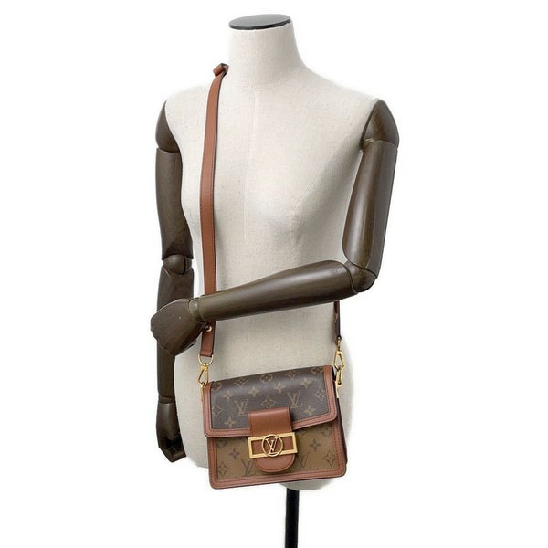 ルイヴィトン ショルダーバッグ モノグラム・リバース ドーフィーヌMINI M45959 LOUIS VUITTON 黒 ブラック