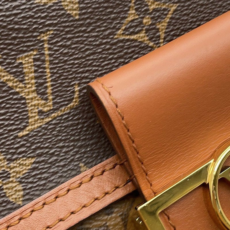 ルイヴィトン ショルダーバッグ モノグラム・リバース ドーフィーヌMINI M45959 LOUIS VUITTON 黒 ブラック