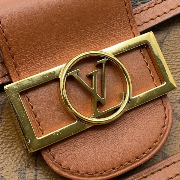 ルイヴィトン ショルダーバッグ モノグラム・リバース ドーフィーヌMINI M45959 LOUIS VUITTON 黒 ブラック