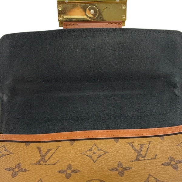 ルイヴィトン ショルダーバッグ モノグラム・リバース ドーフィーヌMINI M45959 LOUIS VUITTON 黒 ブラック