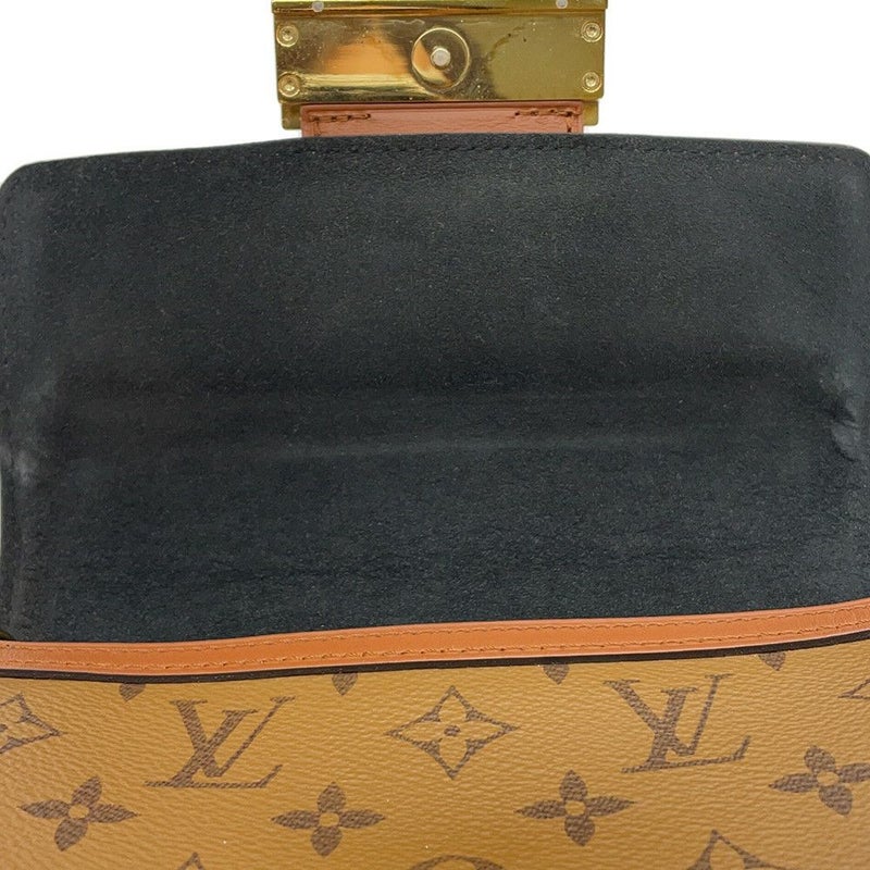 ルイヴィトン ショルダーバッグ モノグラム・リバース ドーフィーヌMINI M45959 LOUIS VUITTON 黒 ブラック