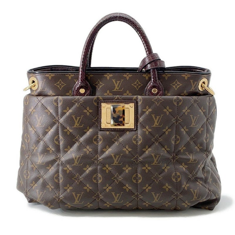 ルイヴィトン ハンドバッグ モノグラム・エトワール/パイソン/オーストリッチ エキゾチックトートGM M40401 LOUIS VUITTON
