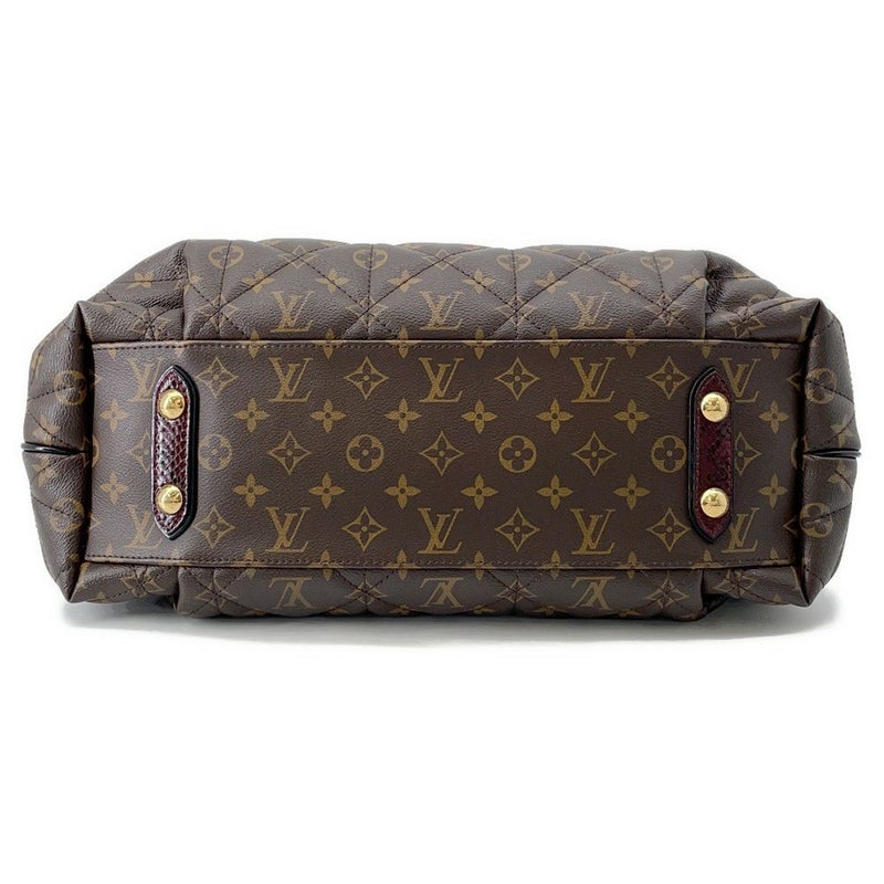 ルイヴィトン ハンドバッグ モノグラム・エトワール/パイソン/オーストリッチ エキゾチックトートGM M40401 LOUIS VUITTON