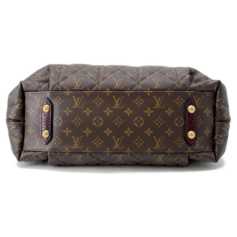 ルイヴィトン ハンドバッグ モノグラム・エトワール/パイソン/オーストリッチ エキゾチックトートGM M40401 LOUIS VUITTON