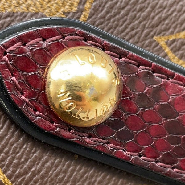 ルイヴィトン ハンドバッグ モノグラム・エトワール/パイソン/オーストリッチ エキゾチックトートGM M40401 LOUIS VUITTON