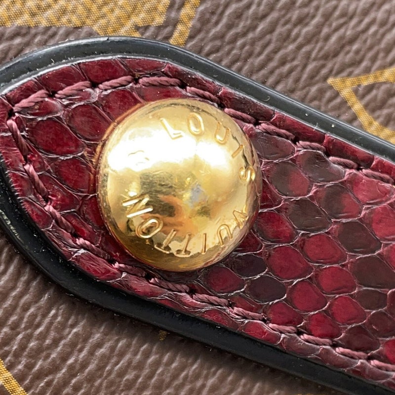 ルイヴィトン ハンドバッグ モノグラム・エトワール/パイソン/オーストリッチ エキゾチックトートGM M40401 LOUIS VUITTON