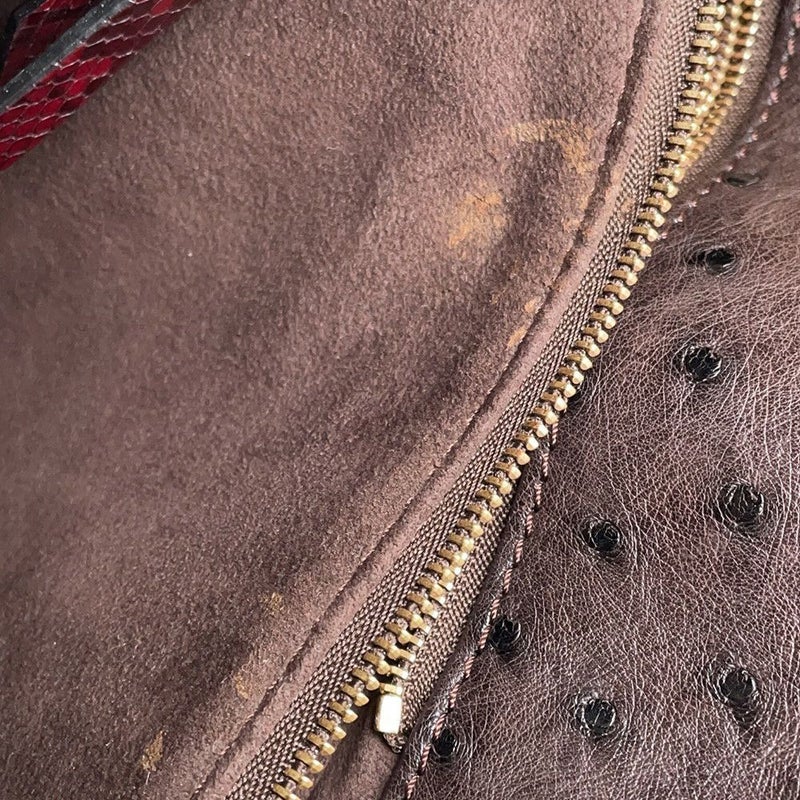 ルイヴィトン ハンドバッグ モノグラム・エトワール/パイソン/オーストリッチ エキゾチックトートGM M40401 LOUIS VUITTON