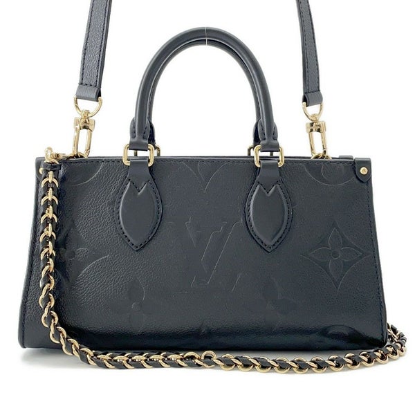 ルイヴィトン ハンドバッグ モノグラム・アンプラント オンザゴー EW M23640 LOUIS VUITTON 3way 黒 ブラック