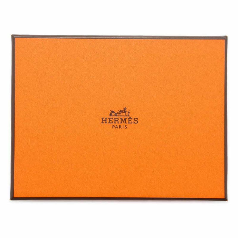 エルメス コインケース アザップコンパクト シルクインブルードプリュス/シルバー金具 ヴォーエプソン B刻印