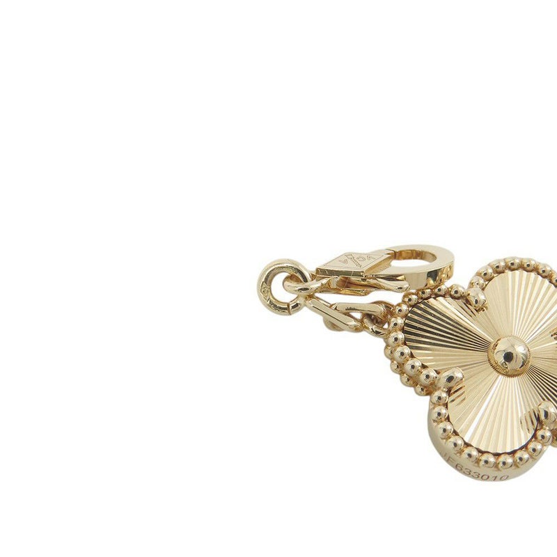 ヴァンクリーフ&アーペル ネックレス ヴィンテージ アルハンブラ 10モチーフ ギヨシェ K18YGイエローゴールド VCARP3JJ00