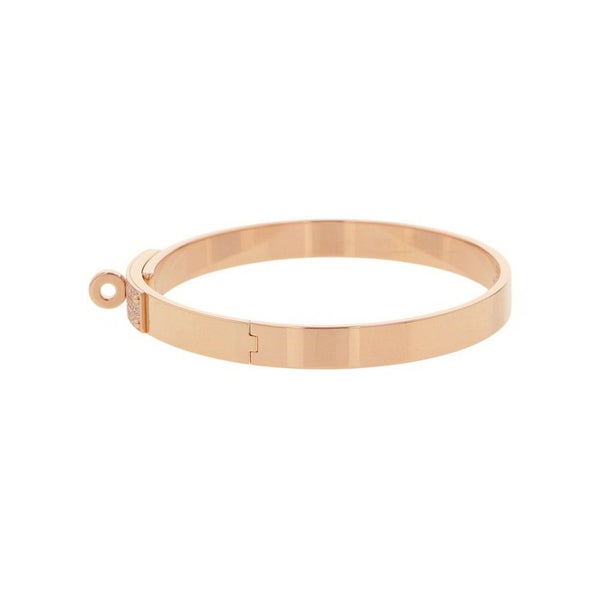 エルメス ブレスレット ケリー ブレスレット PM ダイヤモンド 61P 計0.36ct K18PGピンクゴールド サイズST HERMES バングル