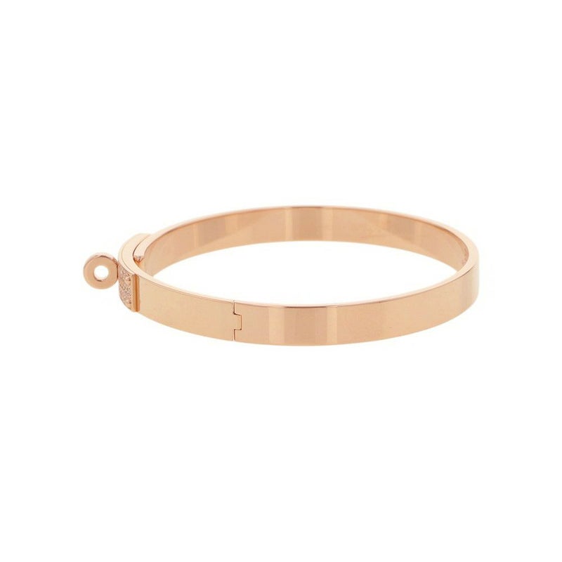 エルメス ブレスレット ケリー ブレスレット PM ダイヤモンド 61P 計0.36ct K18PGピンクゴールド サイズST HERMES バングル