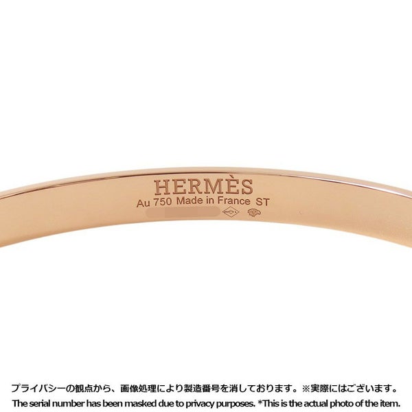 エルメス ブレスレット ケリー ブレスレット PM ダイヤモンド 61P 計0.36ct K18PGピンクゴールド サイズST HERMES バングル