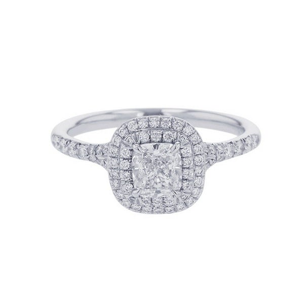 ティファニー リング ソレスト リング ダイヤモンド 0.71ct Pt950プラチナ リングサイズ約14号 Tiffany&Co. 指輪