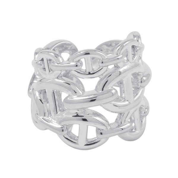 エルメス リング シェーヌダンクル アンシェネGM Enchainee SV925シルバー リングサイズ52 HERMES 指輪