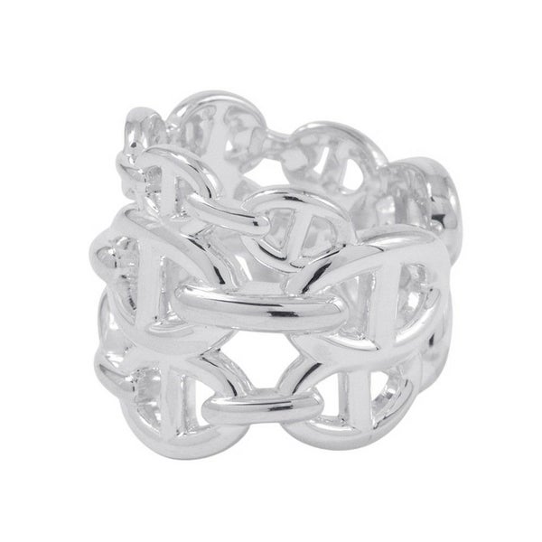 エルメス リング シェーヌダンクル アンシェネGM Enchainee SV925シルバー リングサイズ52 HERMES 指輪